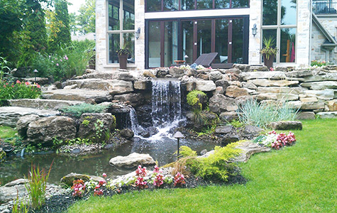Aménagement paysager d'un jardin d'eau Lorraine
