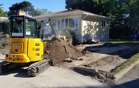 Terrassement excavation Charlesbourg