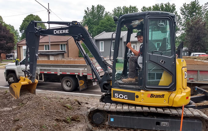 Terrassement excavation Charlesbourg