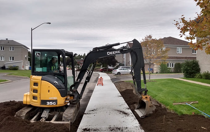Terrassement excavation Charlesbourg