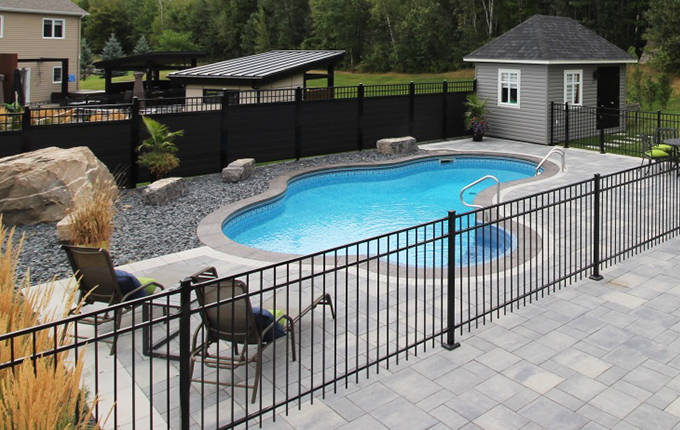 Paysagiste piscine Victoriaville.
